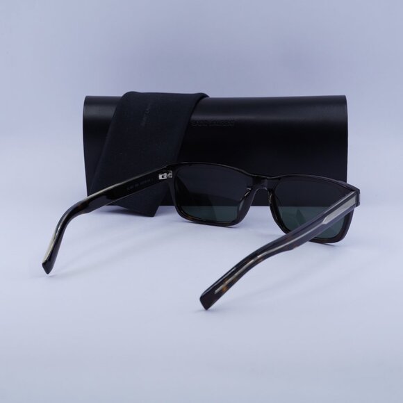 Saint Laurent SL662 004 Rectangle Sunglasses - Havana/Grey - Picture 4 of 11